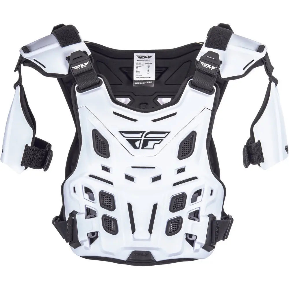 Protector de Pecho para Niño Fly Racing Revel White