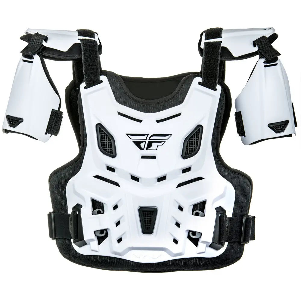 Protector de Pecho para Niño Fly Racing Youth Revel White