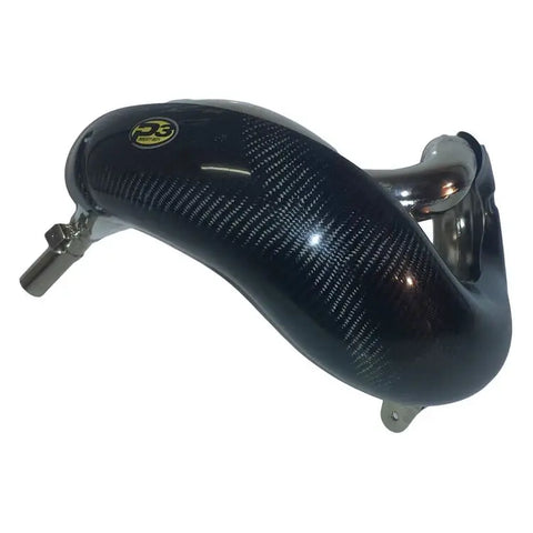 Protector de Pipa de Escape de Fibra de Carbono P3 para Beta 250RR/300RR/RX 2013-2023