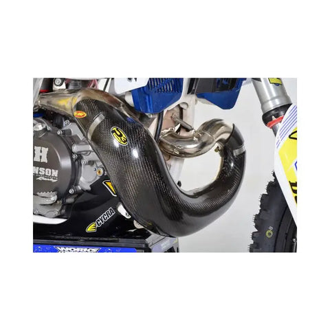 Protector de Pipa de Escape de Fibra de Carbono P3 para KTM/Husqvarna 250cc-300cc 2017-2019