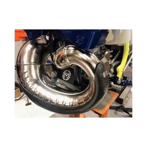 Protector de Pipa de Escape de Fibra de Carbono P3 para KTM/Husqvarna/Gas Gas 250cc-300cc 2019-2023