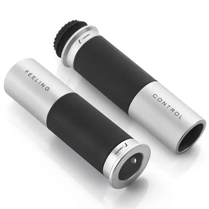 Puños Rizoma Icon para Manillar de 22mm, Silver