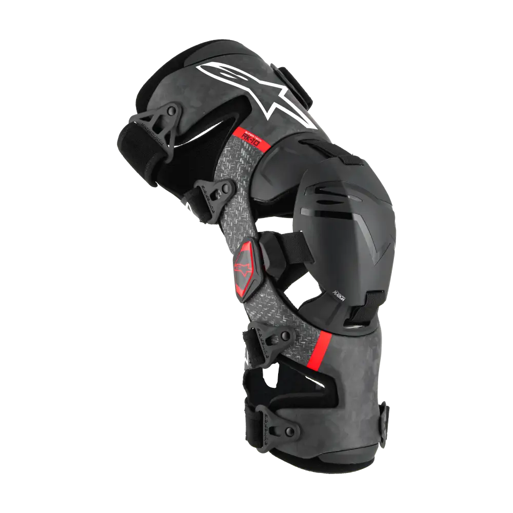 Rodillera Alpinestars Supertech RK-10 Plasma Black/Red