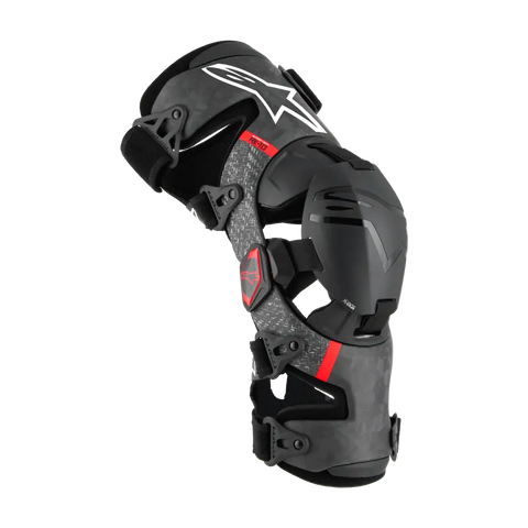 Rodillera Alpinestars Supertech RK-10 Plasma Black/Red