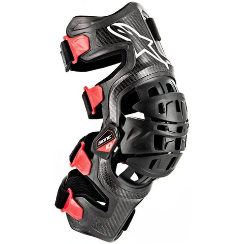 Rodilleras Alpinestars Bionic-10 Carbono Derecha Black/Red