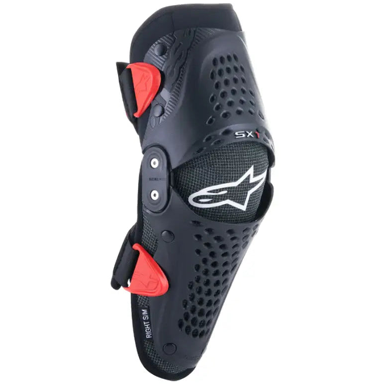 Rodilleras Alpinestars para Niño SX-1 Black/Red
