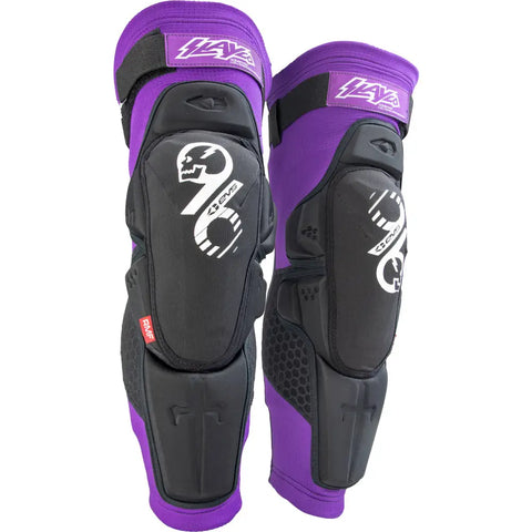 Rodilleras EVS SLAYCO96, Black/Purple