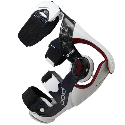 Rodilleras POD K8 3.0 Forged Carbon, Carbon/White