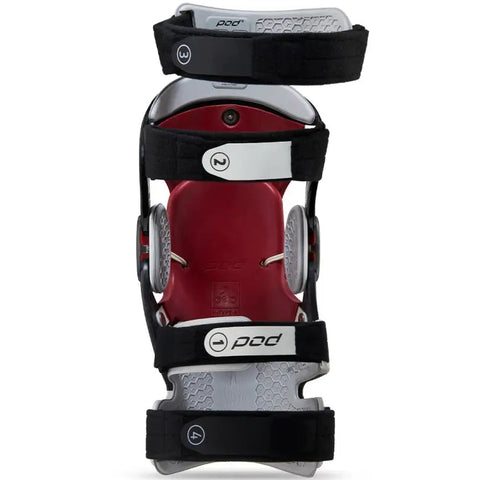 Rodilleras POD K8 3.0 Forged Carbon, Carbon/White