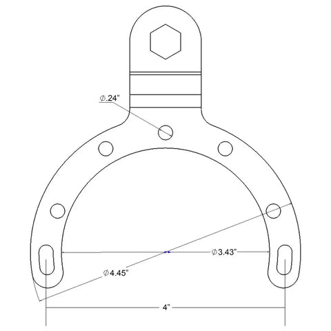 Soporte RAM Mounts para Tanque de Gasolina Honda/Suzuki/KTM/Victory/Yamaha