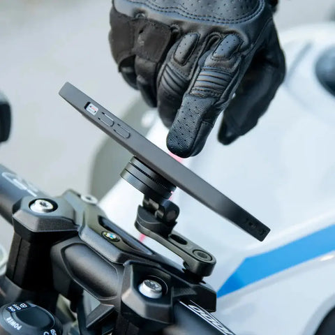 Soporte SP Connect para Abrazadera de Manillar de Moto Bar Clamp Mount Pro
