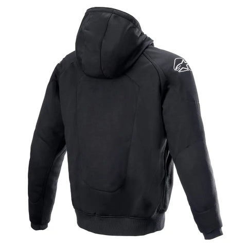 Sudadera con Capucha Alpinestars Chrome Ignition Black/Yellow Fluo