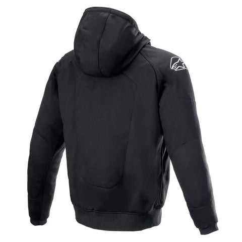 Sudadera con Capucha Alpinestars Chrome Ignition Black/Red Fluo