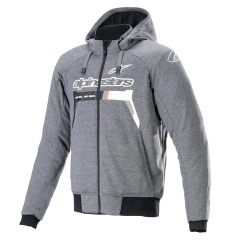 Sudadera con Capucha Alpinestars Chrome Ignition Melange/Dark Gray/White