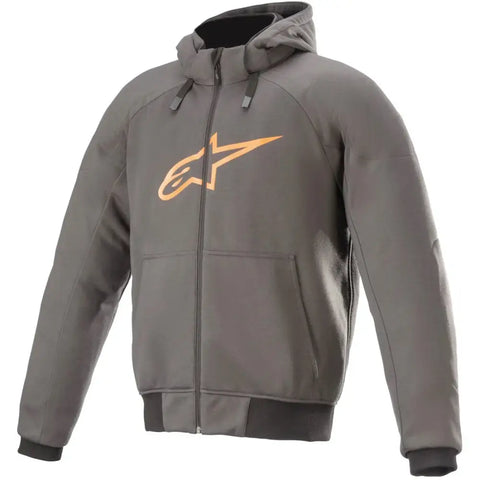Sudadera con Capucha Alpinestars Chrome Sport Tar Gray/Flame Orange