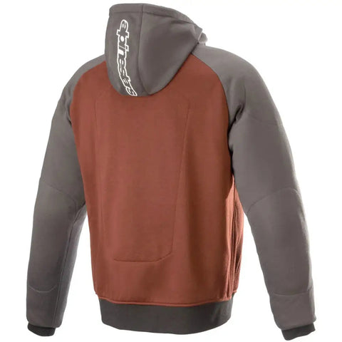 Sudadera con Capucha Alpinestars Chrome Sport Tar Gray/Burgundy