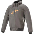 Sudadera con Capucha Alpinestars Chrome Sport Tar Gray/Flame Orange