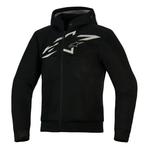 Sudadera con Capucha Alpinestars Chrome Superairflow Black/White