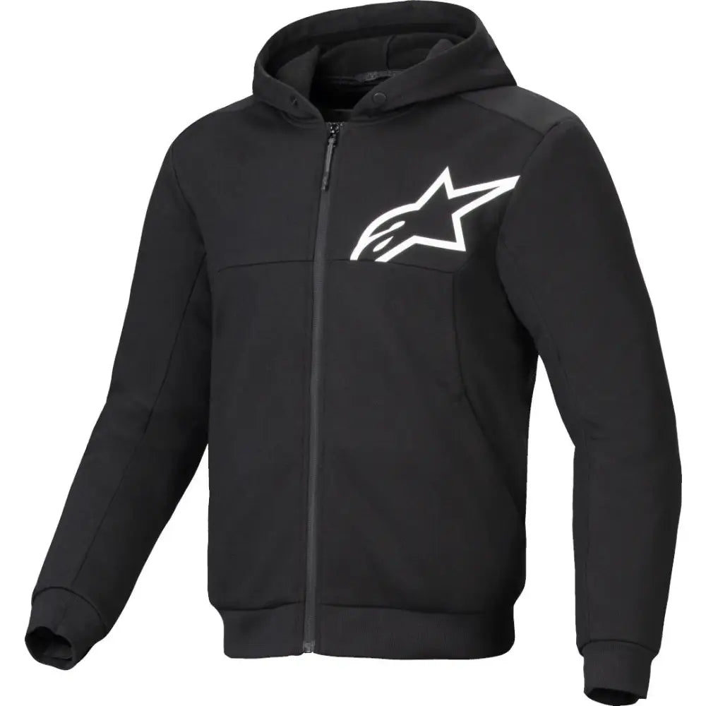 Sudadera con Capucha Alpinestars Chrome V2 Sport Black/White