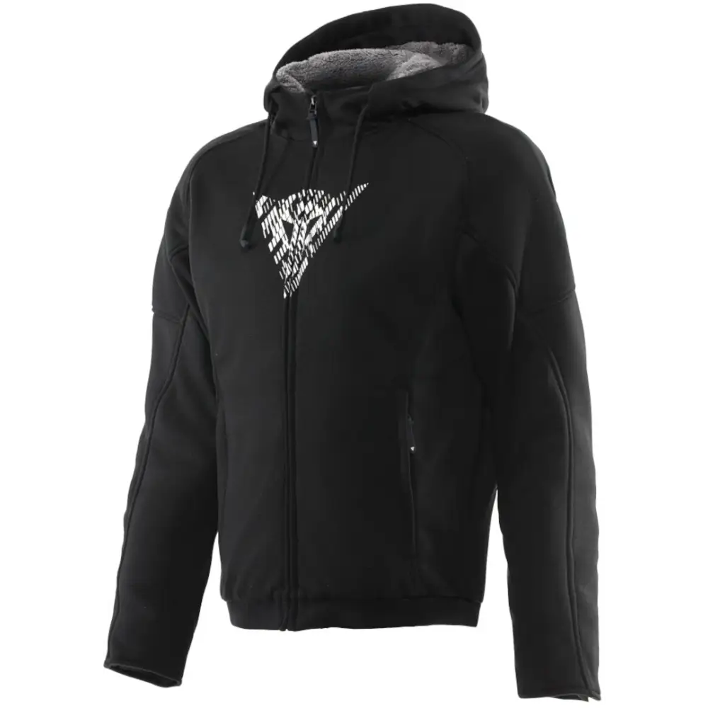 Sudadera con Capucha Dainese Bovisa Black/White