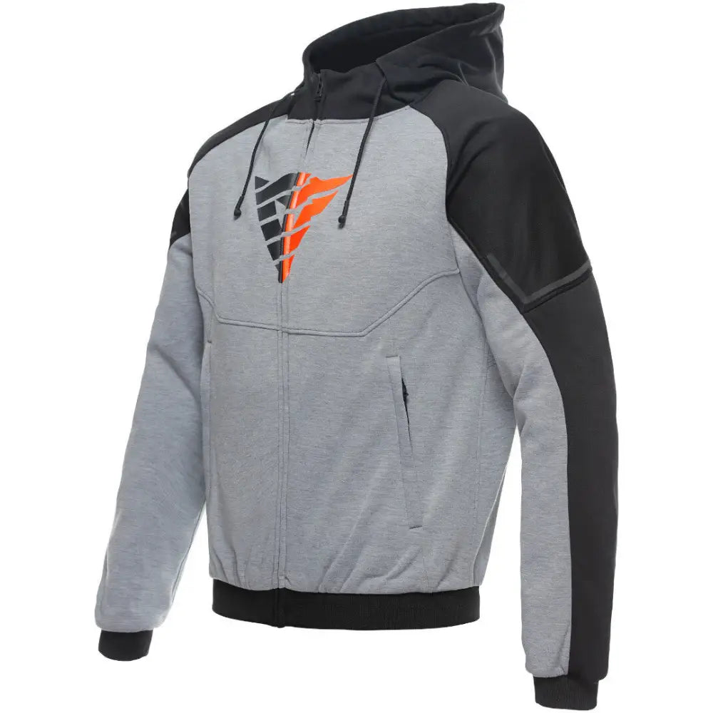 Sudadera con Capucha Dainese Daemon-X Safety Gray/Black/Red Fluo