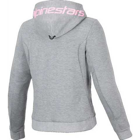 Sudadera de Mujer Alpinestars Stella Chrome V2 Sport Gray/Heather/Pink Fluo
