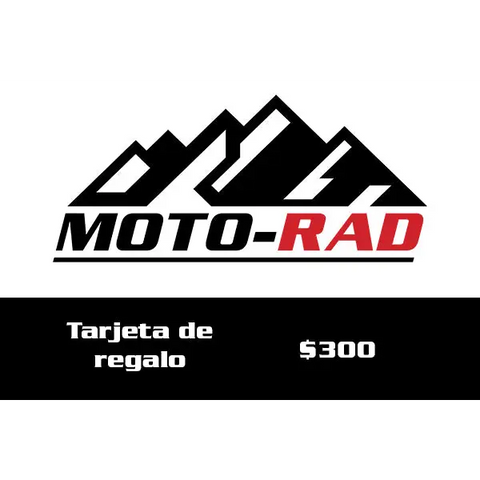 Tarjeta de Regalo Moto-Rad $300