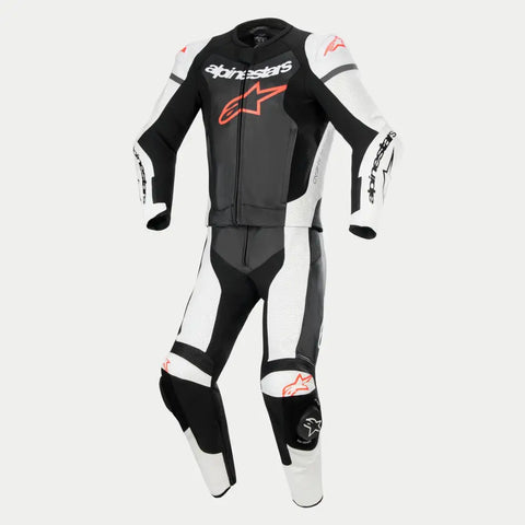 Traje de Pista 2 Piezas Alpinestars GP Force Lurv Black/White/Red Fluo