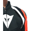 Traje de Pista de 2 Piezas Dainese Avro 4 Black-Matt/Fluo-Red/White