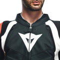 Traje de Pista de 2 Piezas Dainese Avro 4 Black-Matt/Fluo-Red/White