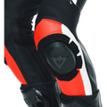 Traje de Pista de 2 Piezas Dainese Avro 4 Black-Matt/Fluo-Red/White