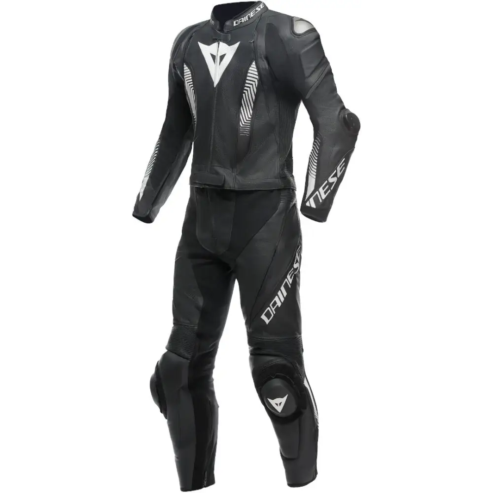 Traje de Pista 2 Piezas Perforado Dainese Laguna Seca 5 Black/Black/White
