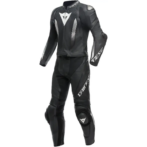 Traje de Pista 2 Piezas Perforado Dainese Laguna Seca 5 Black/Black/White