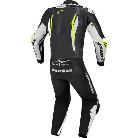 Traje de Pista Alpinestars GP Tech V5 para Tech Air Race Black/White/Yellow Fluo