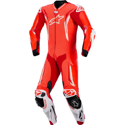 Traje de Pista Alpinestars GP Tech V5 para Tech Air Race Red Fluo/Bright Red/White