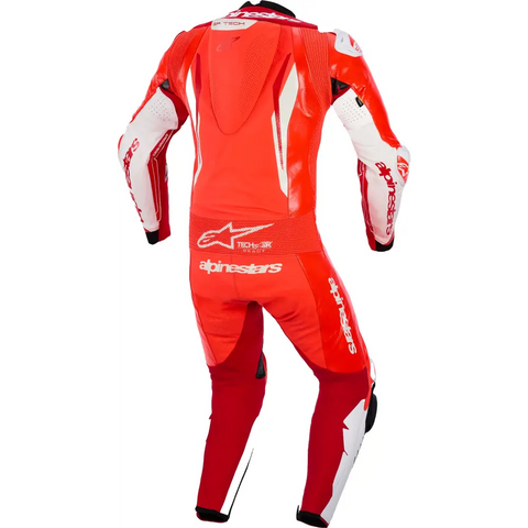 Traje de Pista Alpinestars GP Tech V5 para Tech Air Race Red Fluo/Bright Red/White