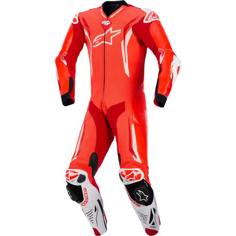 Traje de Pista Alpinestars GP Tech V5 para Tech Air Race Red Fluo/Bright Red/White