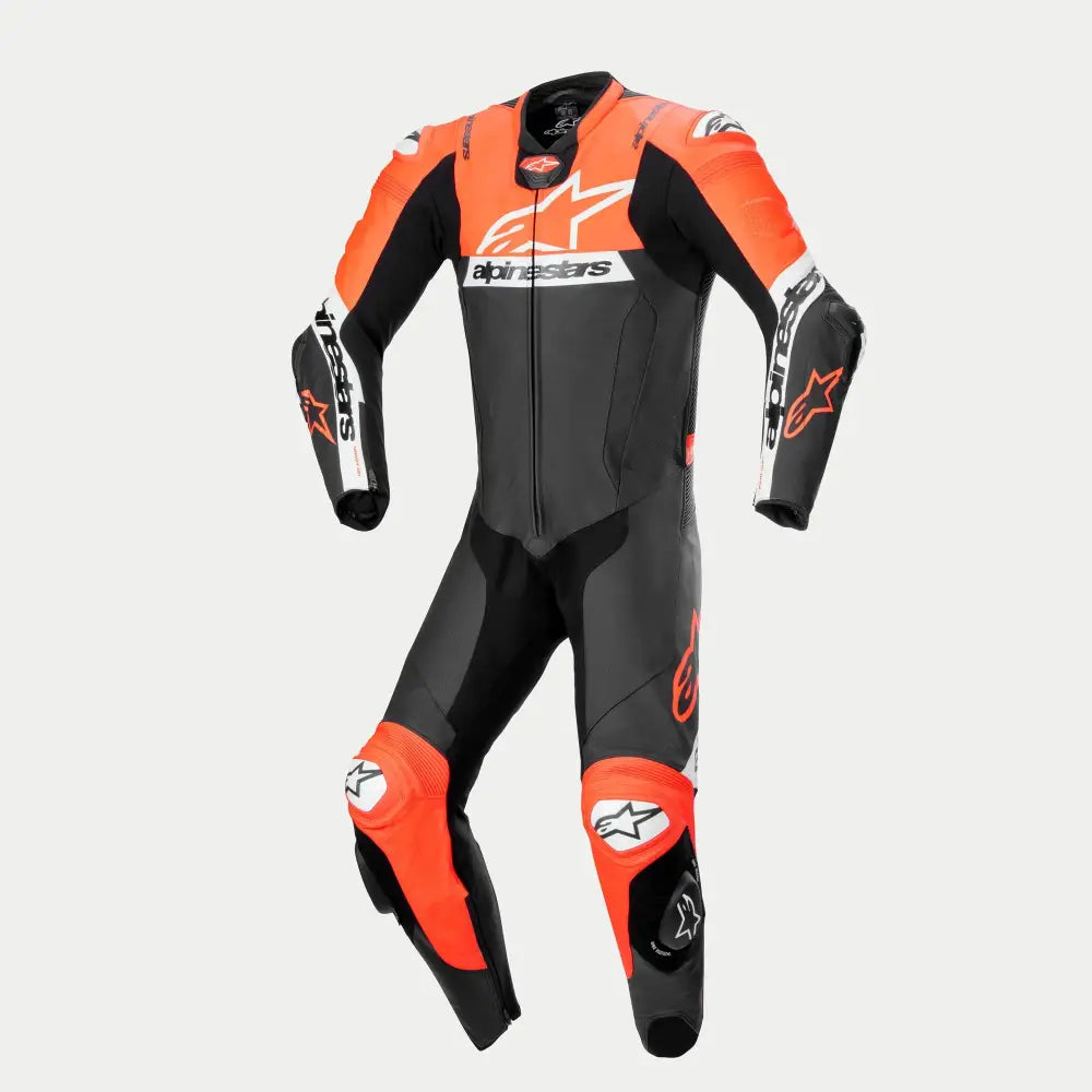 Traje de Pista Alpinestars Missile V2 Ward Black/Red Fluo/White