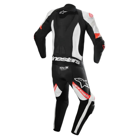 Traje de Pista Alpinestars Missile V2 Ward Black/White/Red Fluo