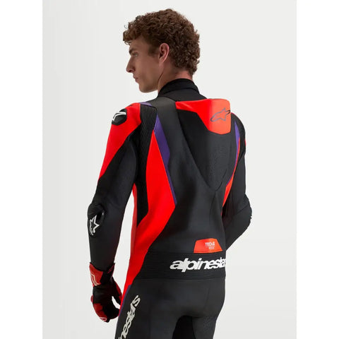 Traje de Pista Alpinestars Missile V3 Black/Red Fluo/Purple