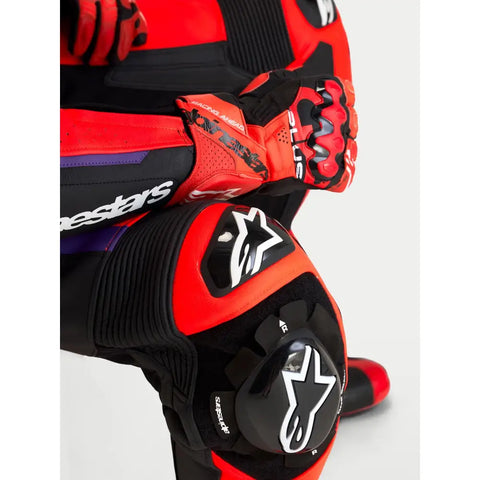 Traje de Pista Alpinestars Missile V3 Black/Red Fluo/Purple