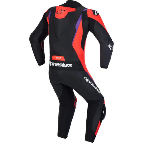 Traje de Pista Alpinestars Missile V3 Black/Red Fluo/Purple