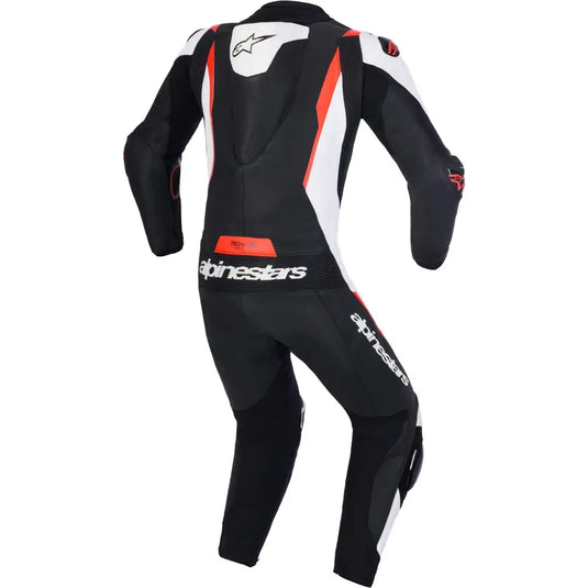 Traje de Pista Alpinestars Missile V3 Black/White/Red Fluo