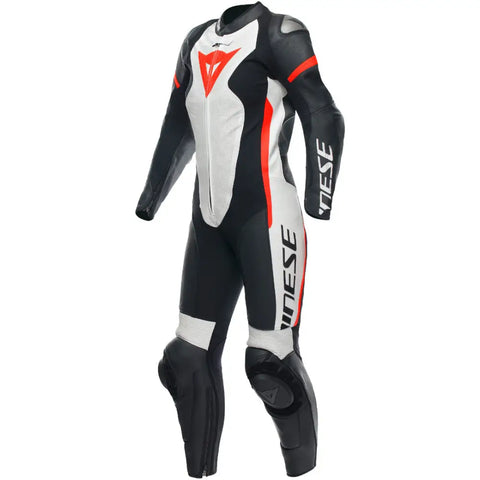 Traje de Pista Mujer Dainese Grobnik Black/White/Neon-Red