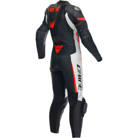 Traje de Pista Mujer Dainese Grobnik Black/White/Neon-Red