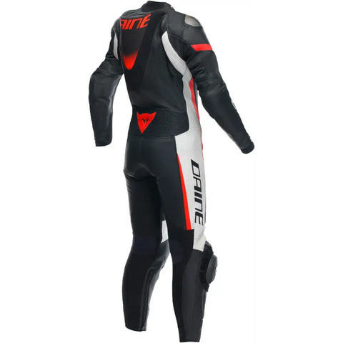 Traje de Pista Mujer Dainese Grobnik Black/White/Neon-Red