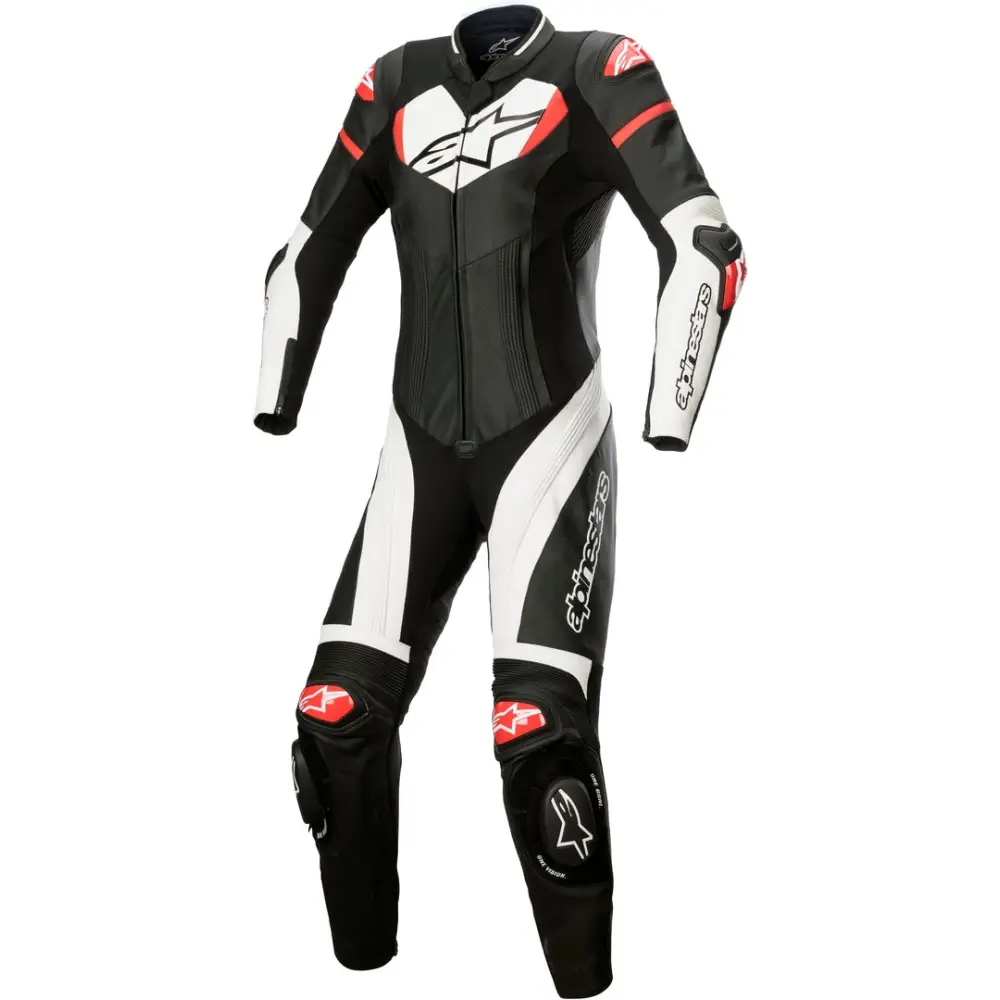 Traje de Pista para Mujer Alpinestars Stella GP Plus Perforado Black/White/Red