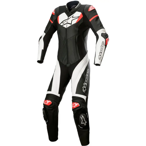 Traje de Pista para Mujer Alpinestars Stella GP Plus Perforado Black/White/Red