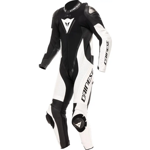 Traje de Pista Perforado Dainese Demon Sprint Black/White