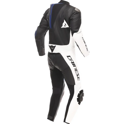 Traje de Pista Perforado Dainese Demon Sprint Black/White/Red Lava